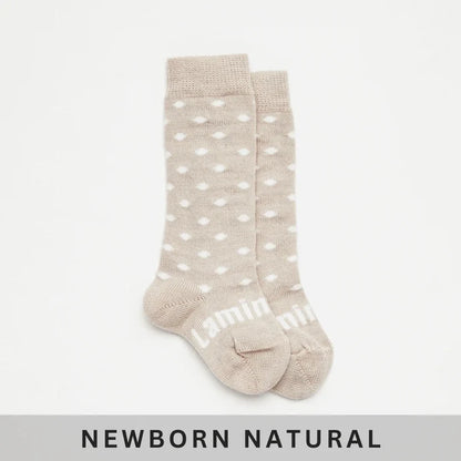 Lamington Baby Merino Knee Hi Socks - Truffle