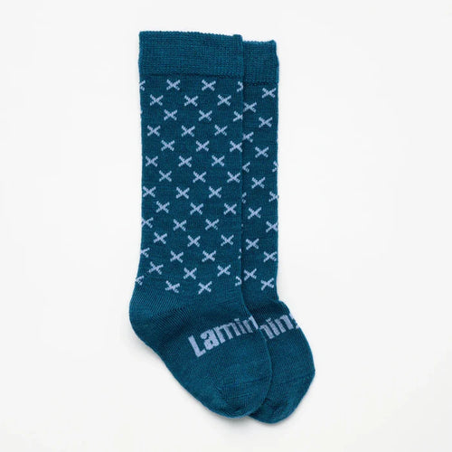 Lamington Baby Merino Knee High Socks - Lake