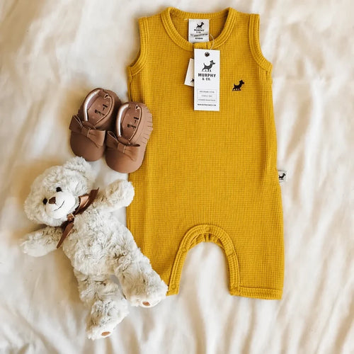 Murphy & Co. Little Luxe Babysuit – Honey