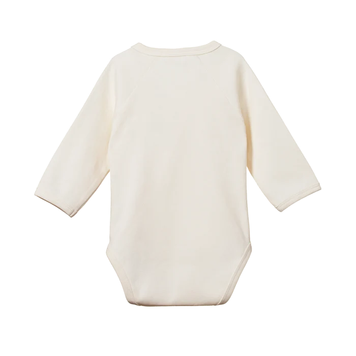 Nature Baby Kimono Bodysuit Natural