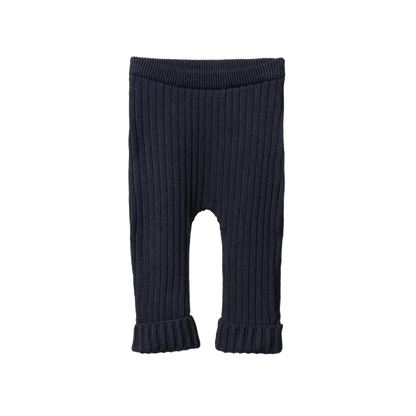Nature Baby Lou Pants Cotton Knit Navy