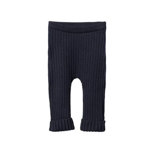 Nature Baby Lou Pants Cotton Knit Navy