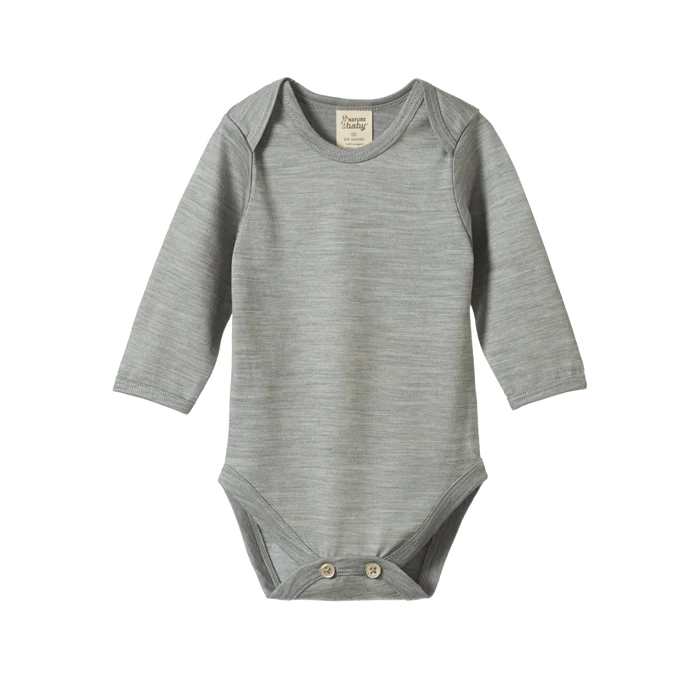 Nature Baby Merino L/S Bodysuit
