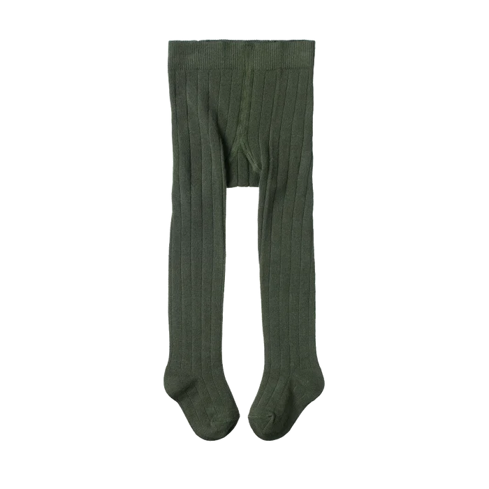 Nature Baby Organic Cotton Tights - Thyme