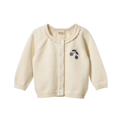 Nature Baby Piper Cardigan Winter Berry