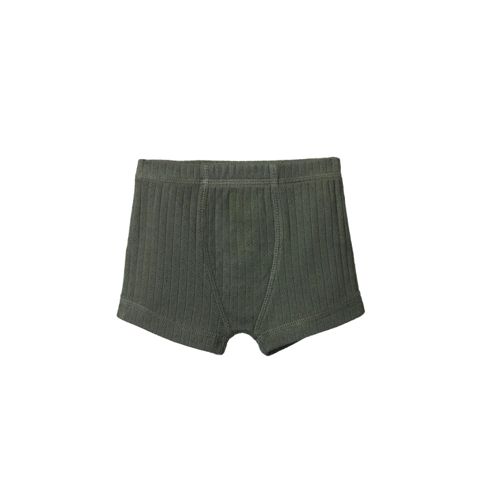 Nature Baby Pointelle Boxer Short Thyme