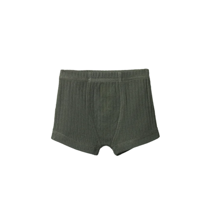 Nature Baby Pointelle Boxer Short Thyme