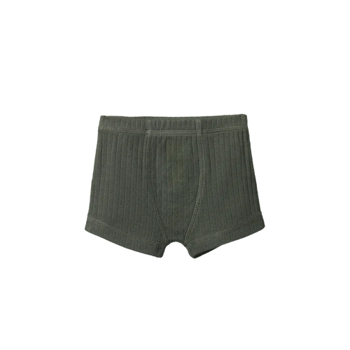 Nature Baby Pointelle Boxer Short Thyme
