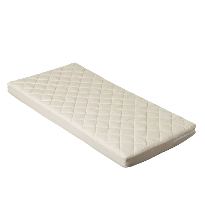 Nature Baby Quilted Wool and Latex Mattress Natural Bassinet