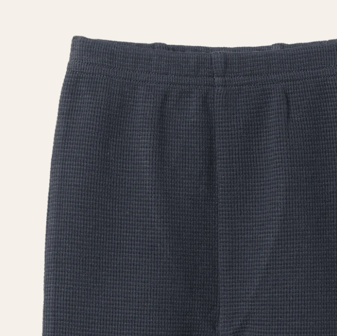 Nature Baby Selby Waffle Pants Navy