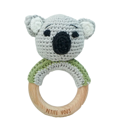 Petite Vous Ozzie Koala Ring Rattle