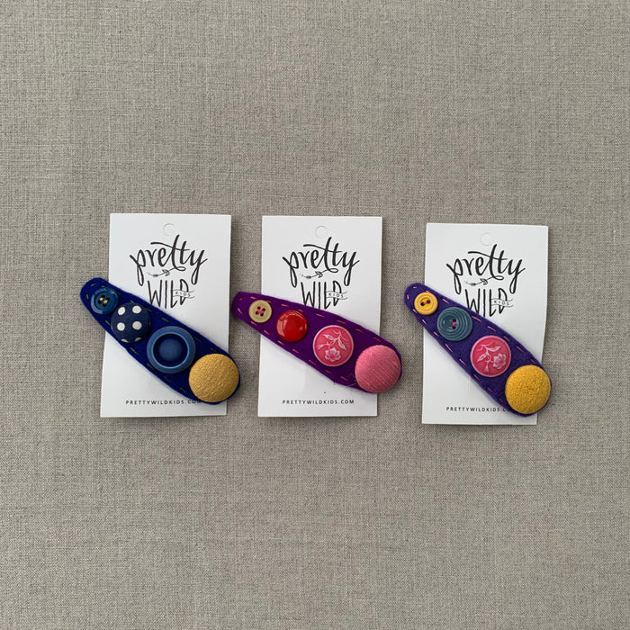 Pretty Wild Kids - Benny Vintage Button Snaps - Large