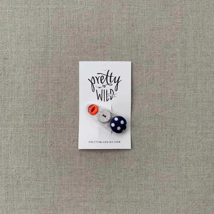 Pretty Wild Kids - Benny Vintage Button Snaps - Small