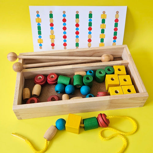 Qtoys Threading, Lacing, Sequencing: Bead Box