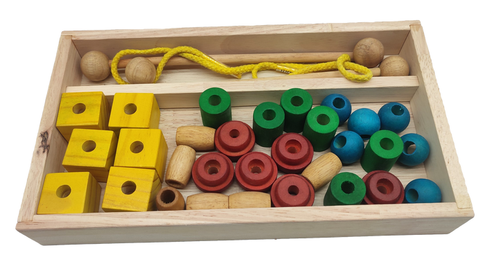 Qtoys Threading, Lacing, Sequencing: Bead Box