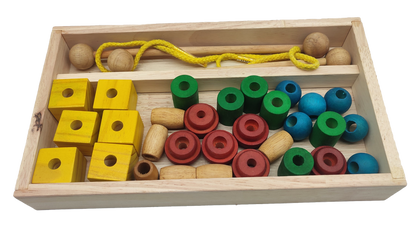 Qtoys Threading, Lacing, Sequencing: Bead Box