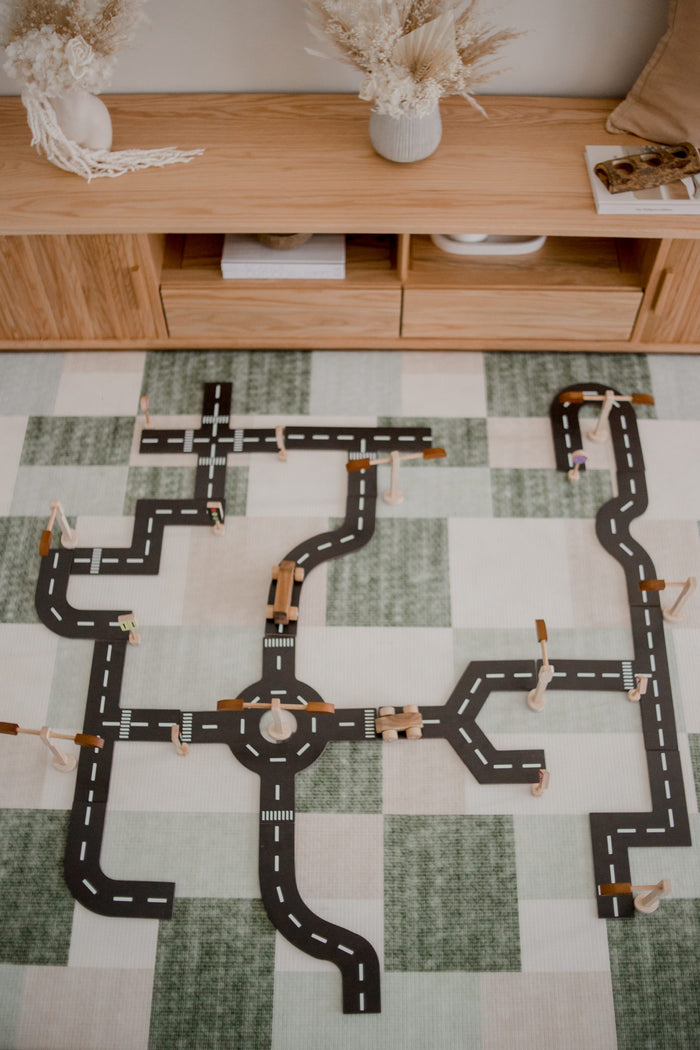 Qtoys Vehicle Road Play Set
