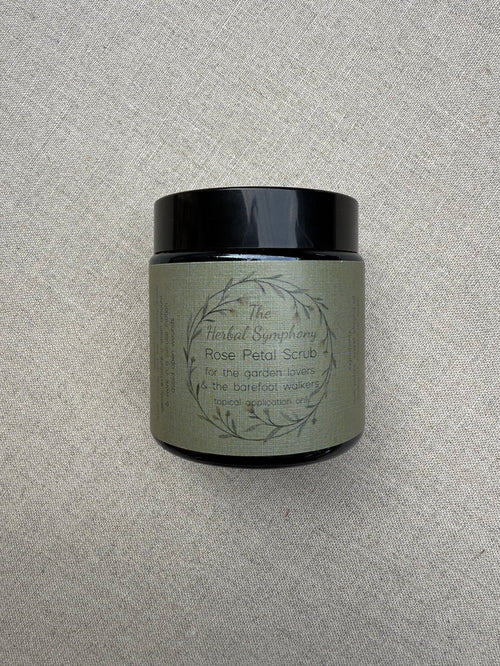 The Herbal Symphony Rose Petal Scrub - 120ml