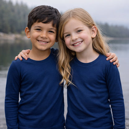 Thermo Fleece Pure Wool - Long Sleeve Navy