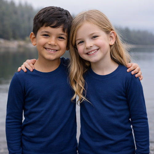 Thermo Fleece Pure Wool - Long Sleeve Navy